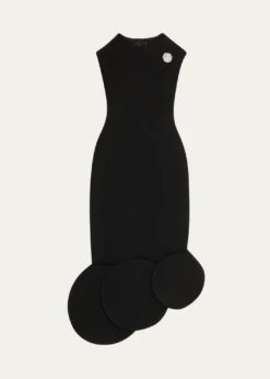 Marc Jacobs RunwayAsymmetric Circle-Hem Sleeveless Midi Dress