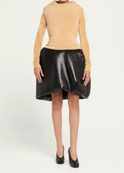 Marc Jacobs RunwayPadded Leather Bubble Skirt