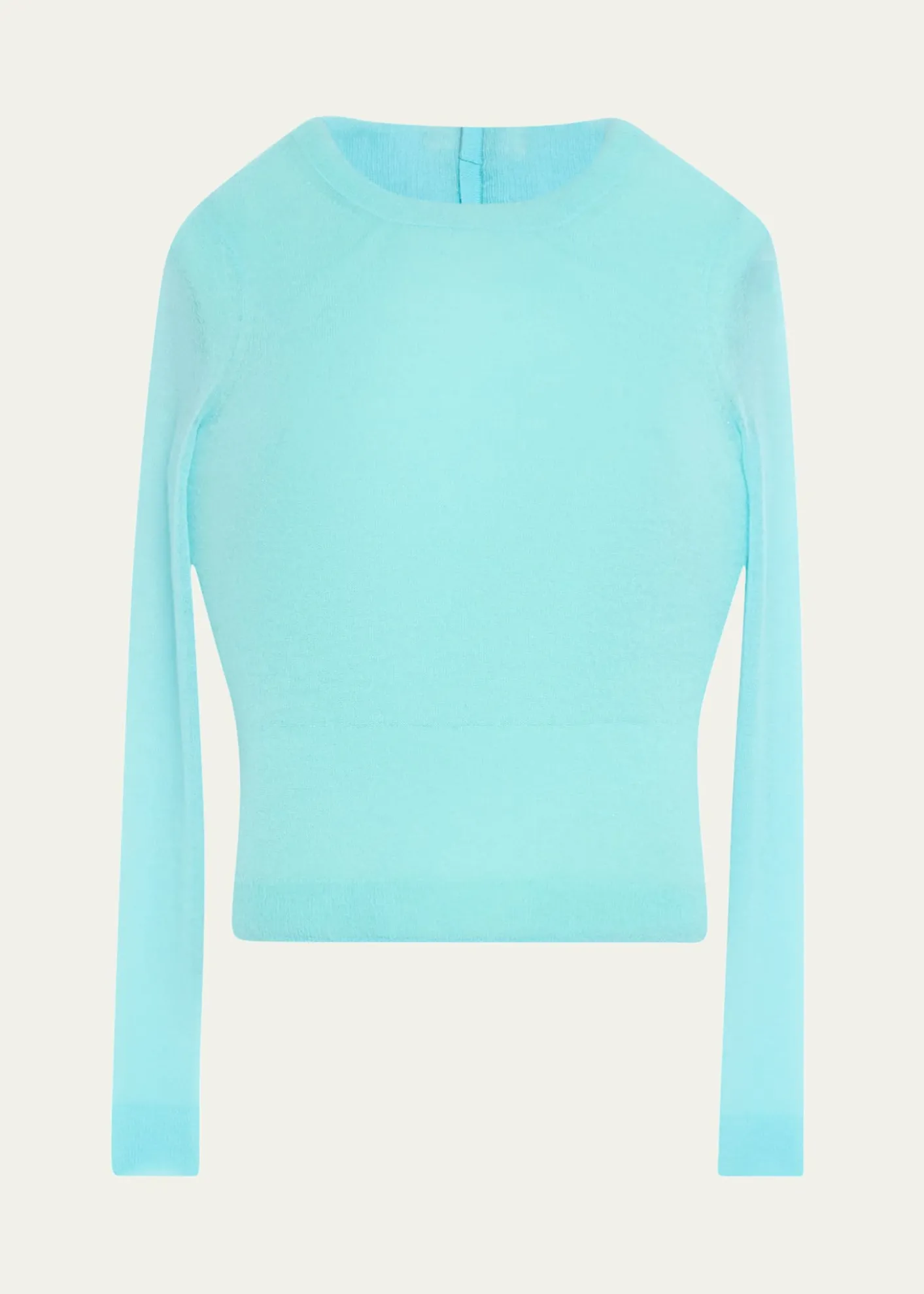 Marc Jacobs RunwayPadded Long-Sleeve Mohair Sweater
