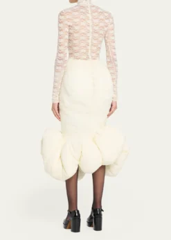 Marc Jacobs RunwayStretch Lace Long-Sleeve Midi Mermaid Dress