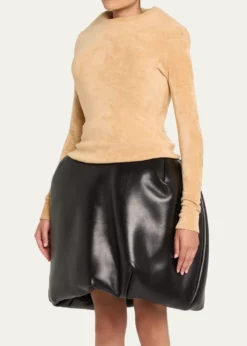 Marc Jacobs RunwayVelvet Knit Padded Sweater