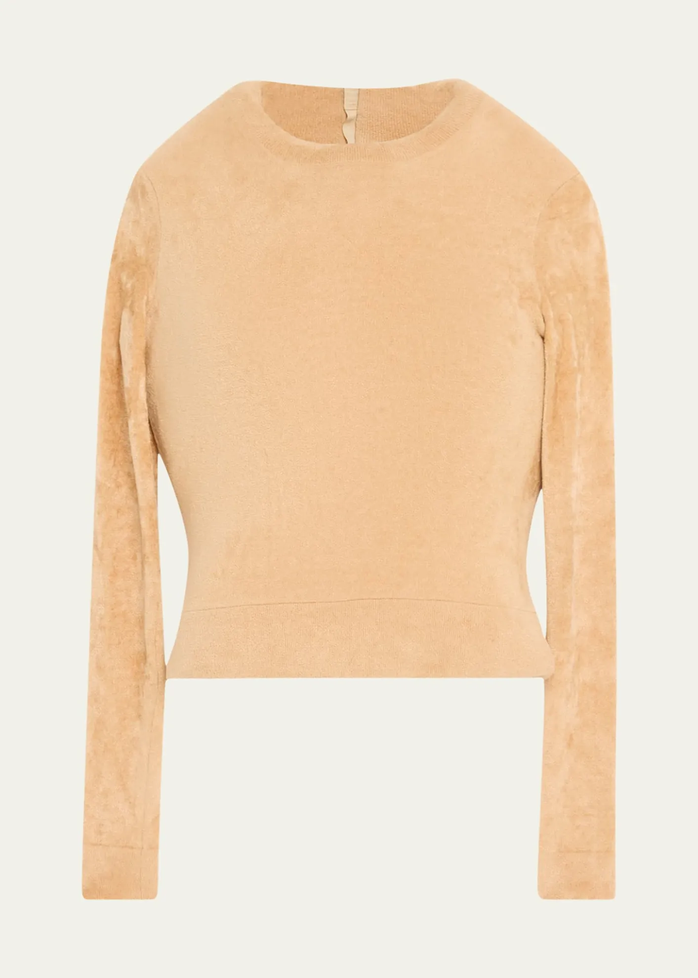 Marc Jacobs RunwayVelvet Knit Padded Sweater