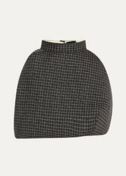 Marc Jacobs RunwayWindowpane Check Padded Bubble Skirt