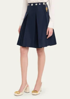 Marc JacobsSafety Pin Pleated Skirt