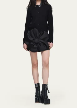 Marc JacobsScalloped Daisy Crewneck Cardigan