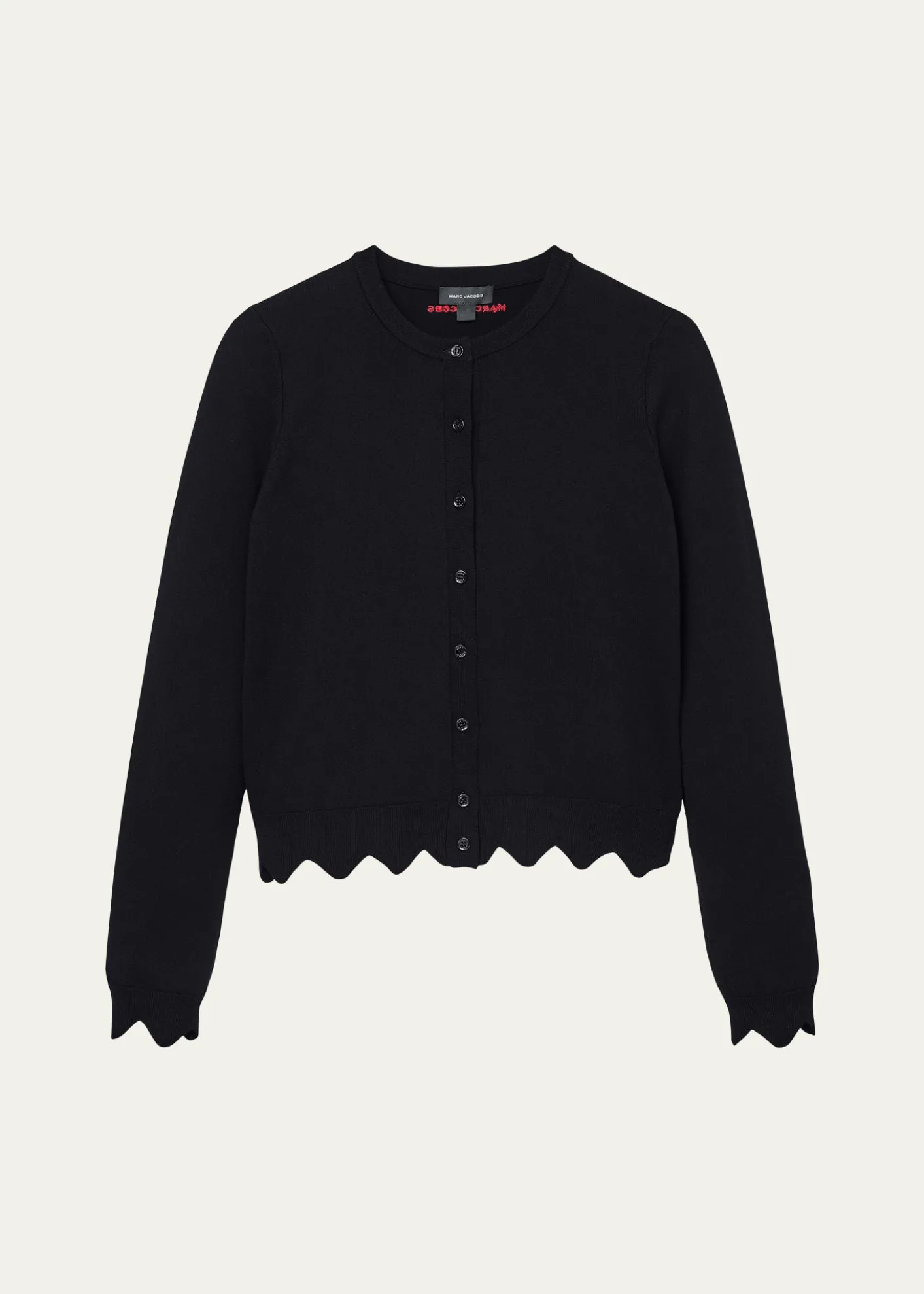 Marc JacobsScalloped Daisy Crewneck Cardigan