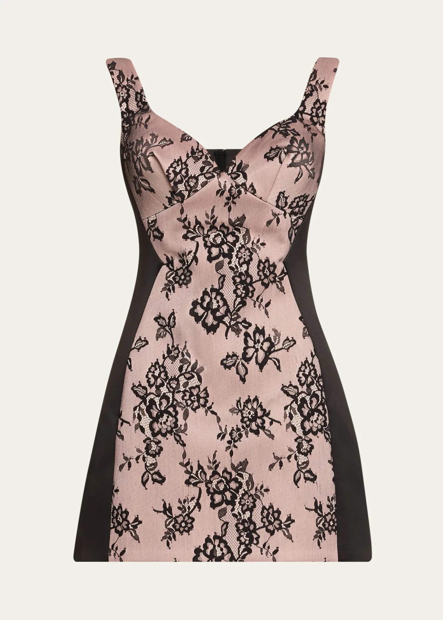 Marc JacobsSculpted Lace Sleeveless Mini Dress