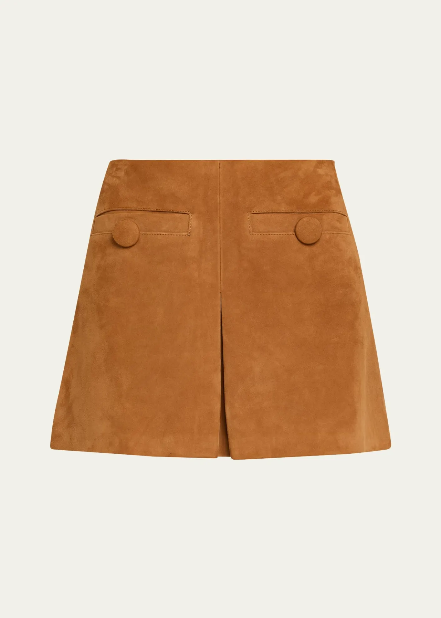 Marc JacobsSuede Pleat Mini Skirt