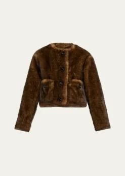 Marc JacobsTeddy Cropped Jacket