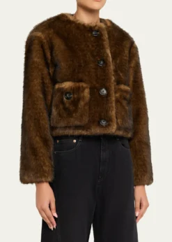Marc JacobsTeddy Cropped Jacket