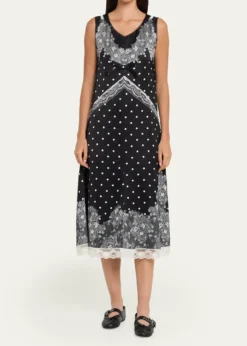 Marc JacobsTrompe L'Oeil Slip Midi Dress