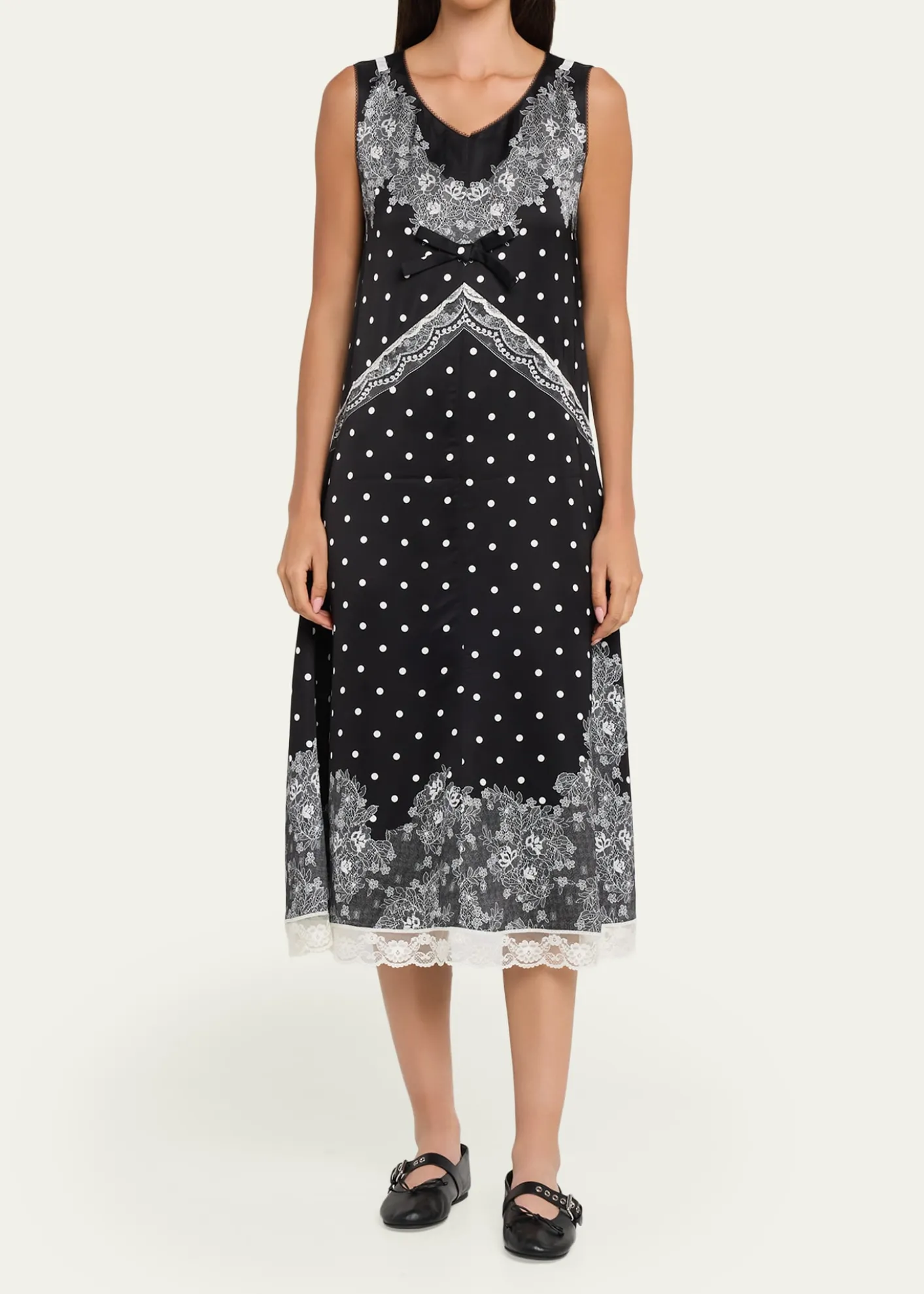 Marc JacobsTrompe L'Oeil Slip Midi Dress