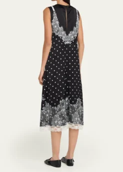 Marc JacobsTrompe L'Oeil Slip Midi Dress