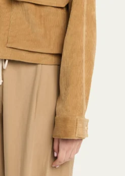 MARIA MCMANUSCorduroy Cropped A-Line Jacket