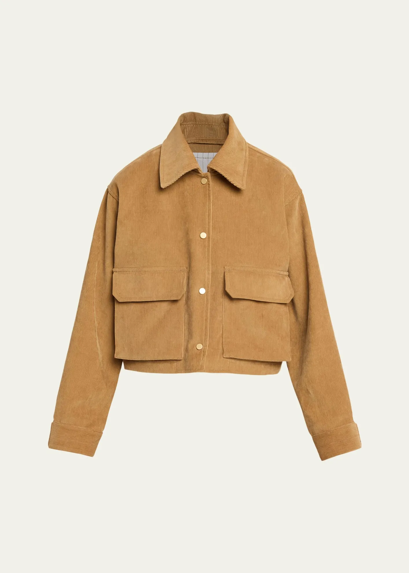 MARIA MCMANUSCorduroy Cropped A-Line Jacket