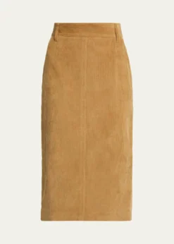 MARIA MCMANUSCorduroy Midi Pencil Skirt