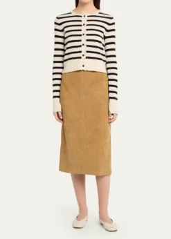 MARIA MCMANUSCorduroy Midi Pencil Skirt