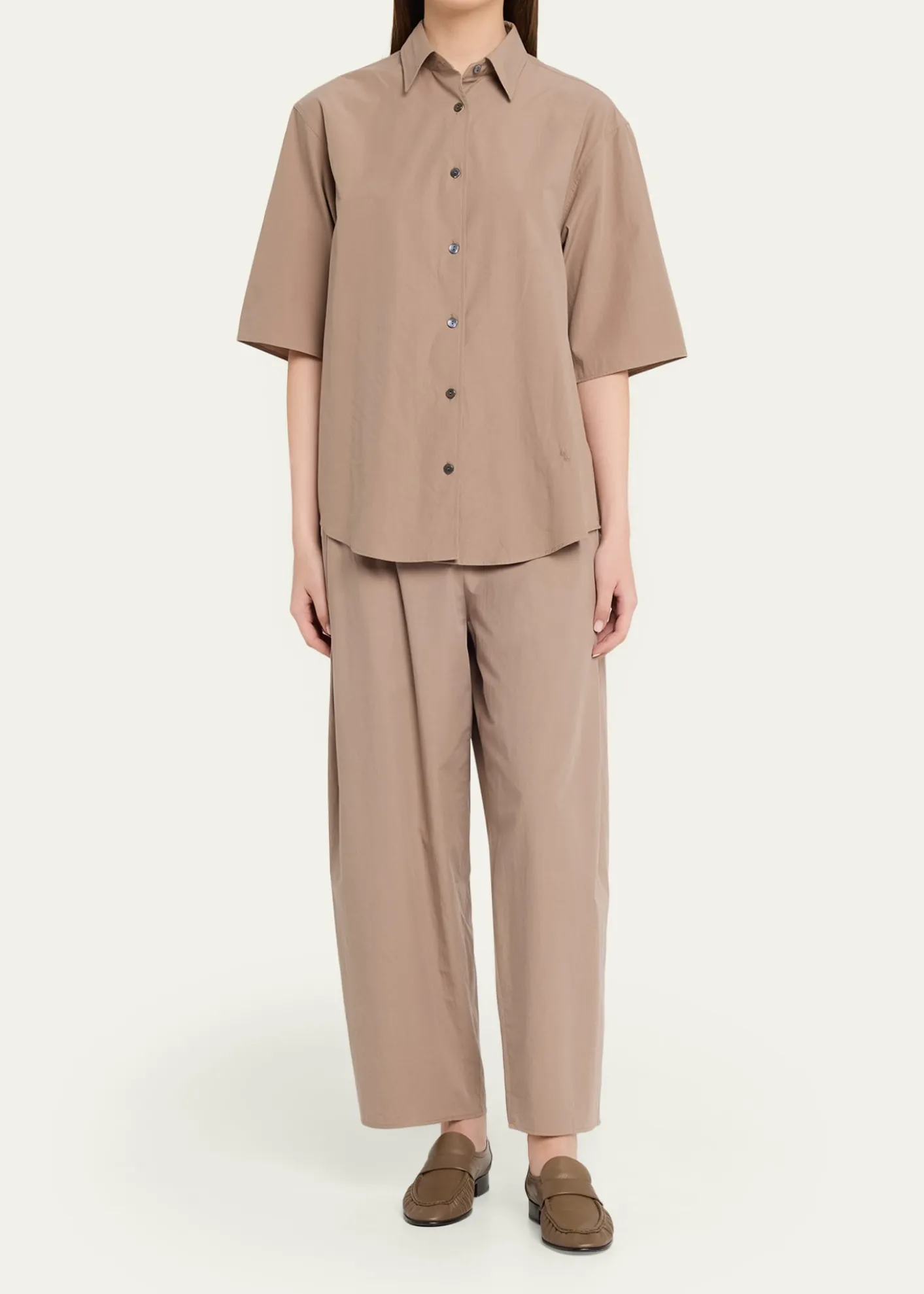 MARIA MCMANUSDrawstring Balloon Tapered-Leg Trousers