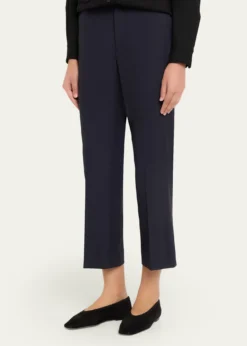 MARIA MCMANUSHigh-Rise Straight-Leg Crop Trousers