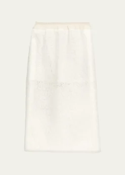 MARIA MCMANUSLace Ruched Skirt