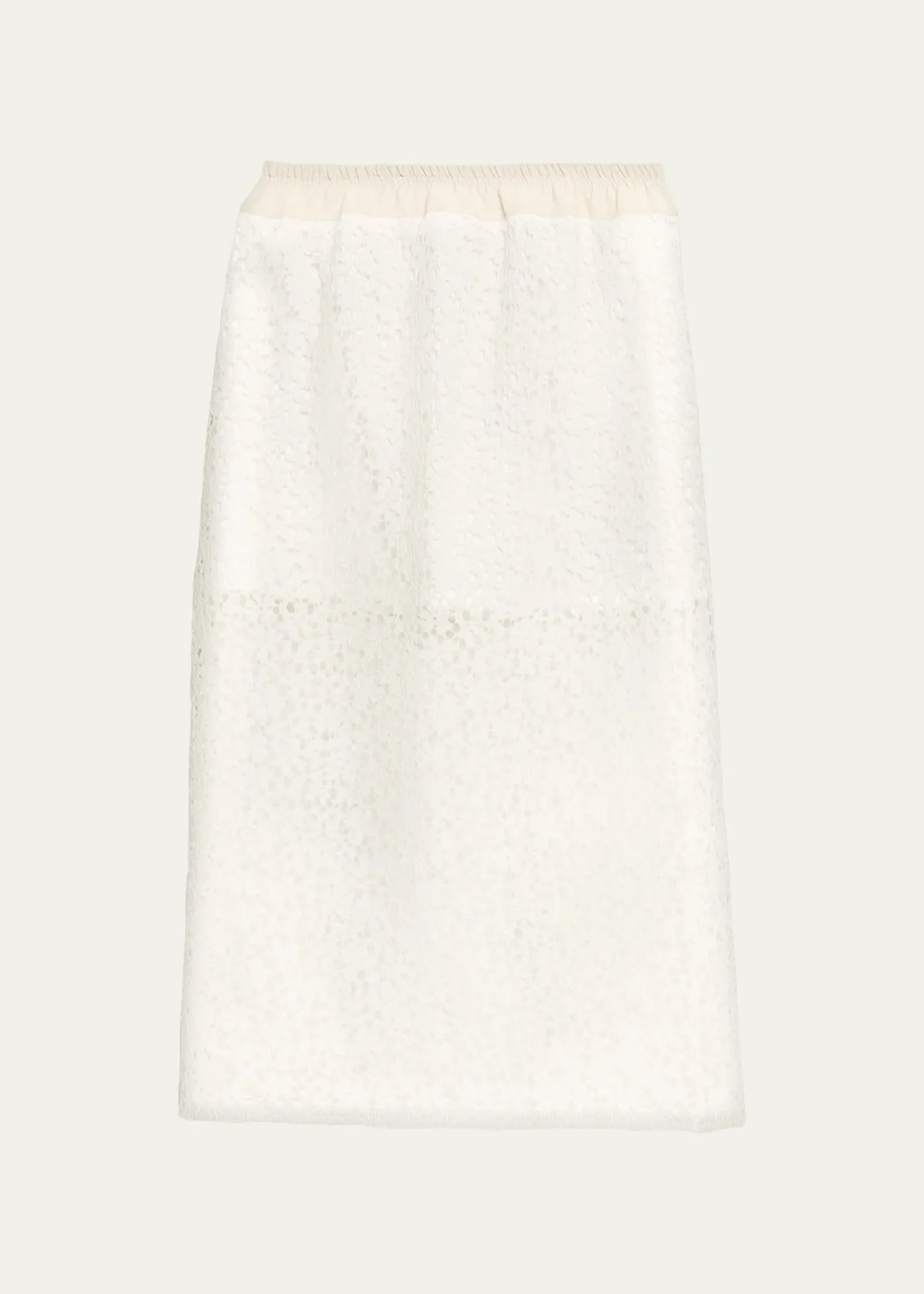 MARIA MCMANUSLace Ruched Skirt