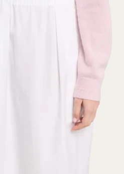 MARIA MCMANUSLace-Trim Midi Tulip Skirt