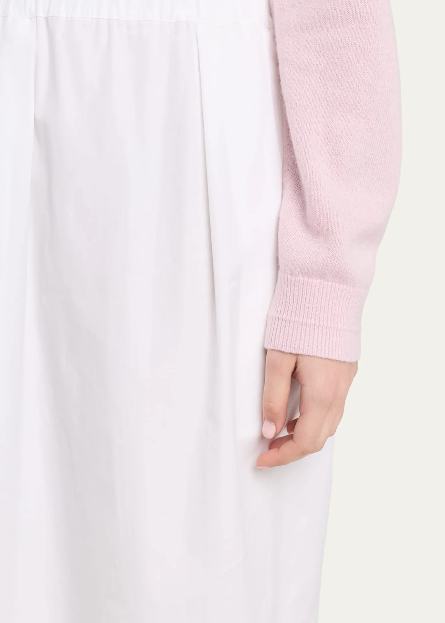 MARIA MCMANUSLace-Trim Midi Tulip Skirt