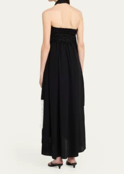 MARIA MCMANUSMacrame Scarf Empire-Waist Gown