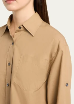 MARIA MCMANUSOrganic Cotton Cropped Button-Down Shirt