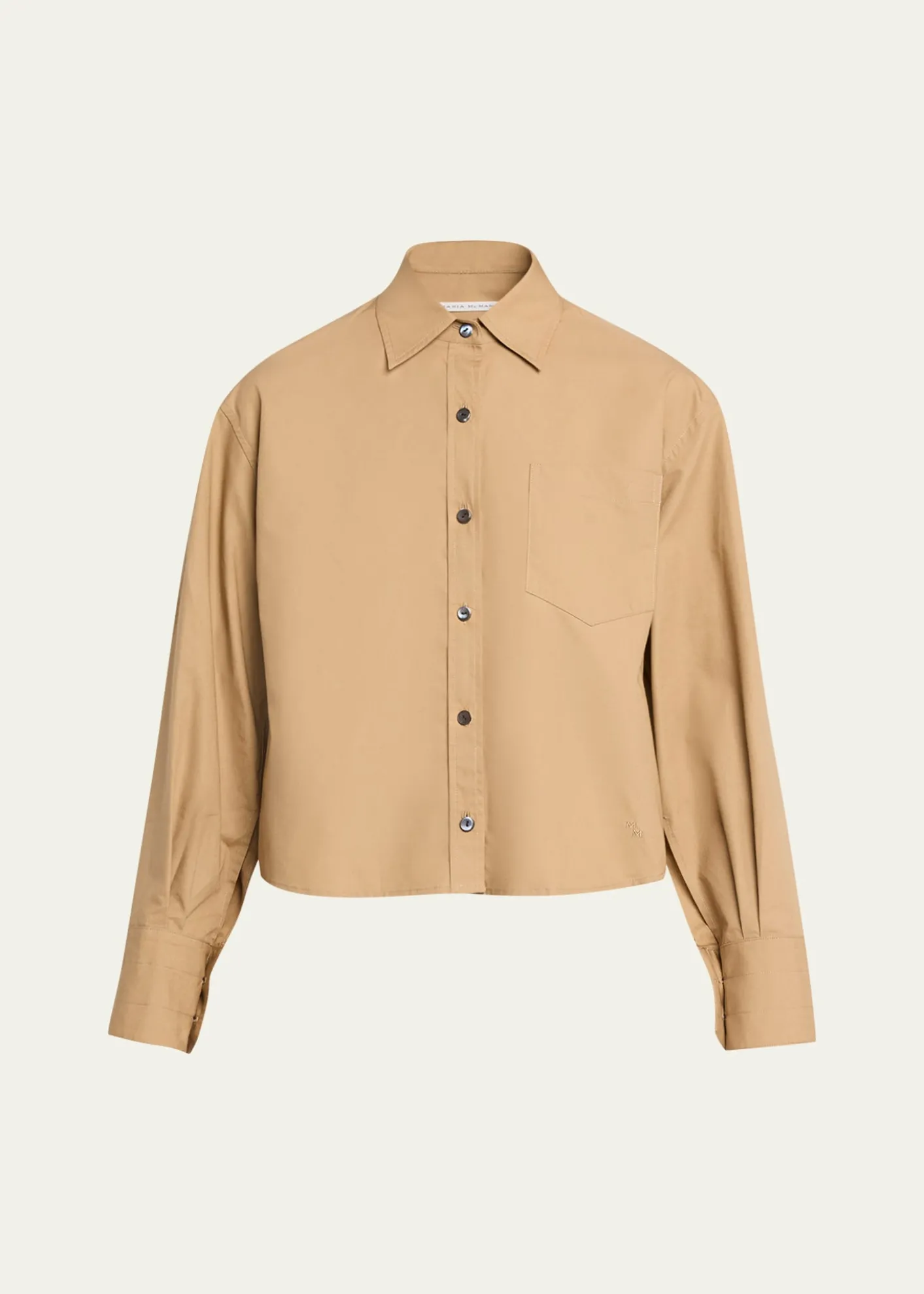 MARIA MCMANUSOrganic Cotton Cropped Button-Down Shirt