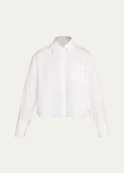 MARIA MCMANUSOrganic Cotton Cropped Button-Down Shirt
