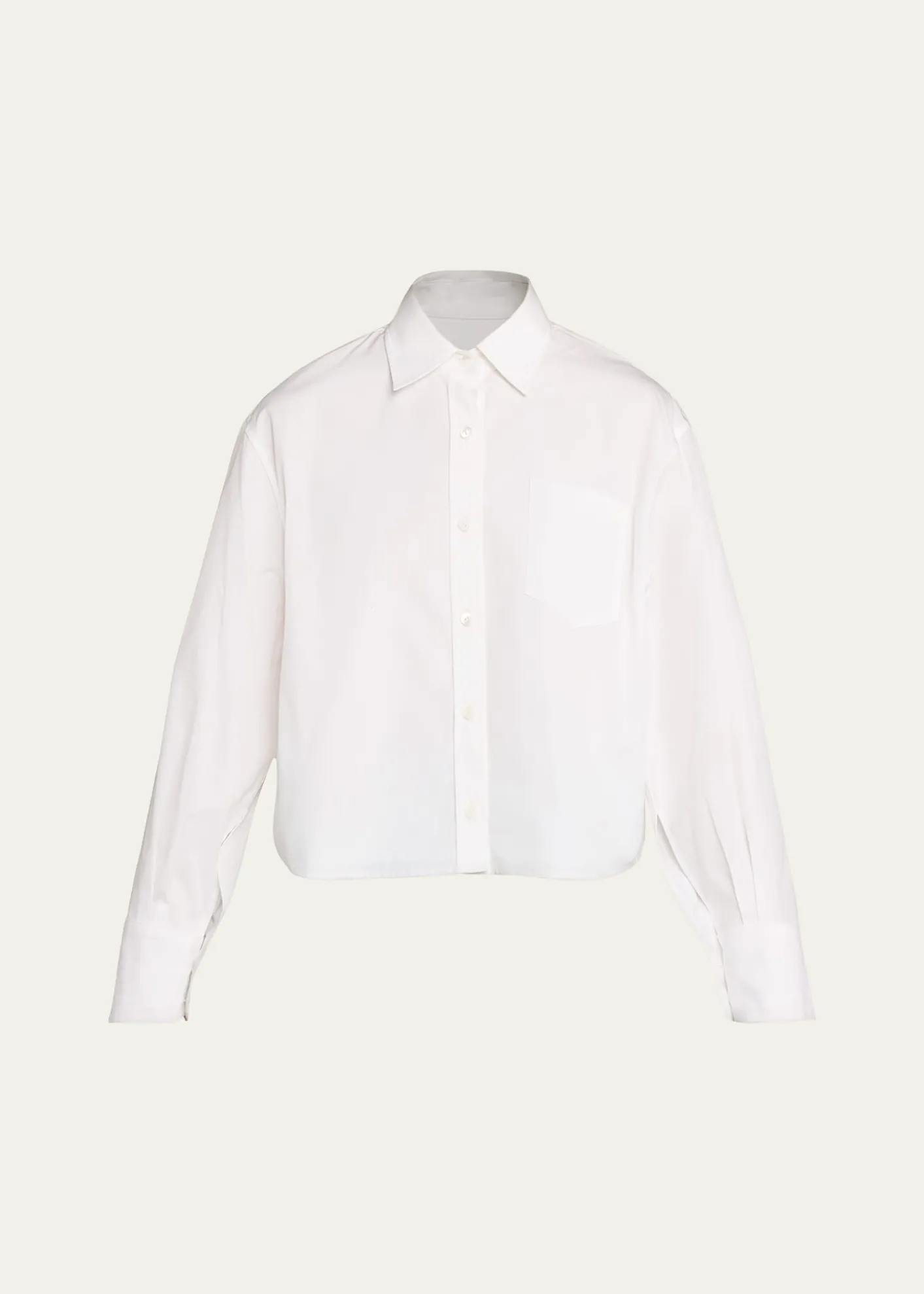 MARIA MCMANUSOrganic Cotton Cropped Button-Down Shirt