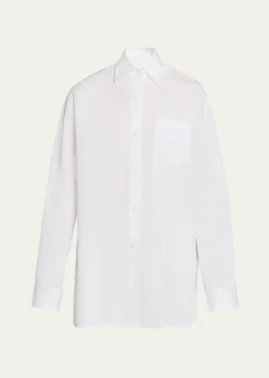 MARIA MCMANUSOversized Long-Sleeve Tunic Shirt
