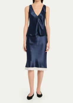 MARIA MCMANUSSatin V-Neck Camisole