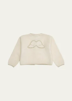 Marie ChantalGirl's Briony Angel Wing Cardigan, Size 3M-18M