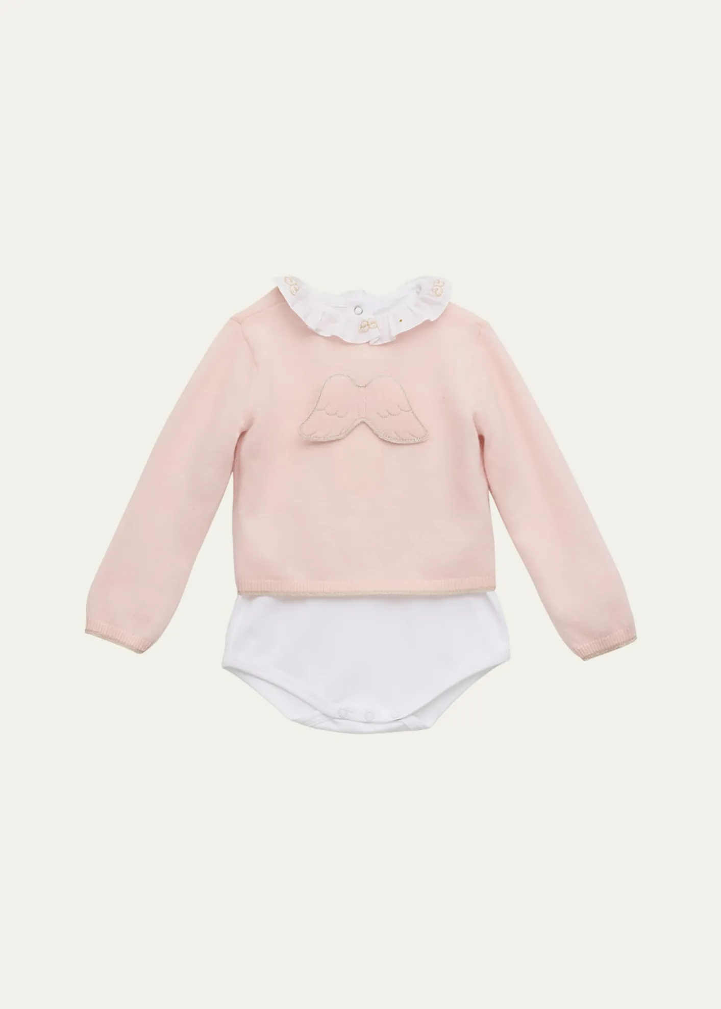 Marie ChantalGirl's Cassiel Cashmere Angel Gift Set, Size 3M-18M