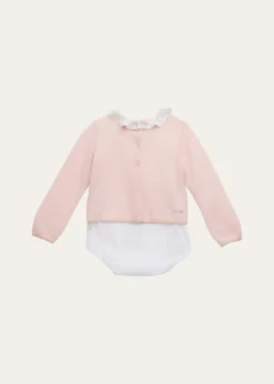 Marie ChantalGirl's Cassiel Cashmere Angel Gift Set, Size 3M-18M