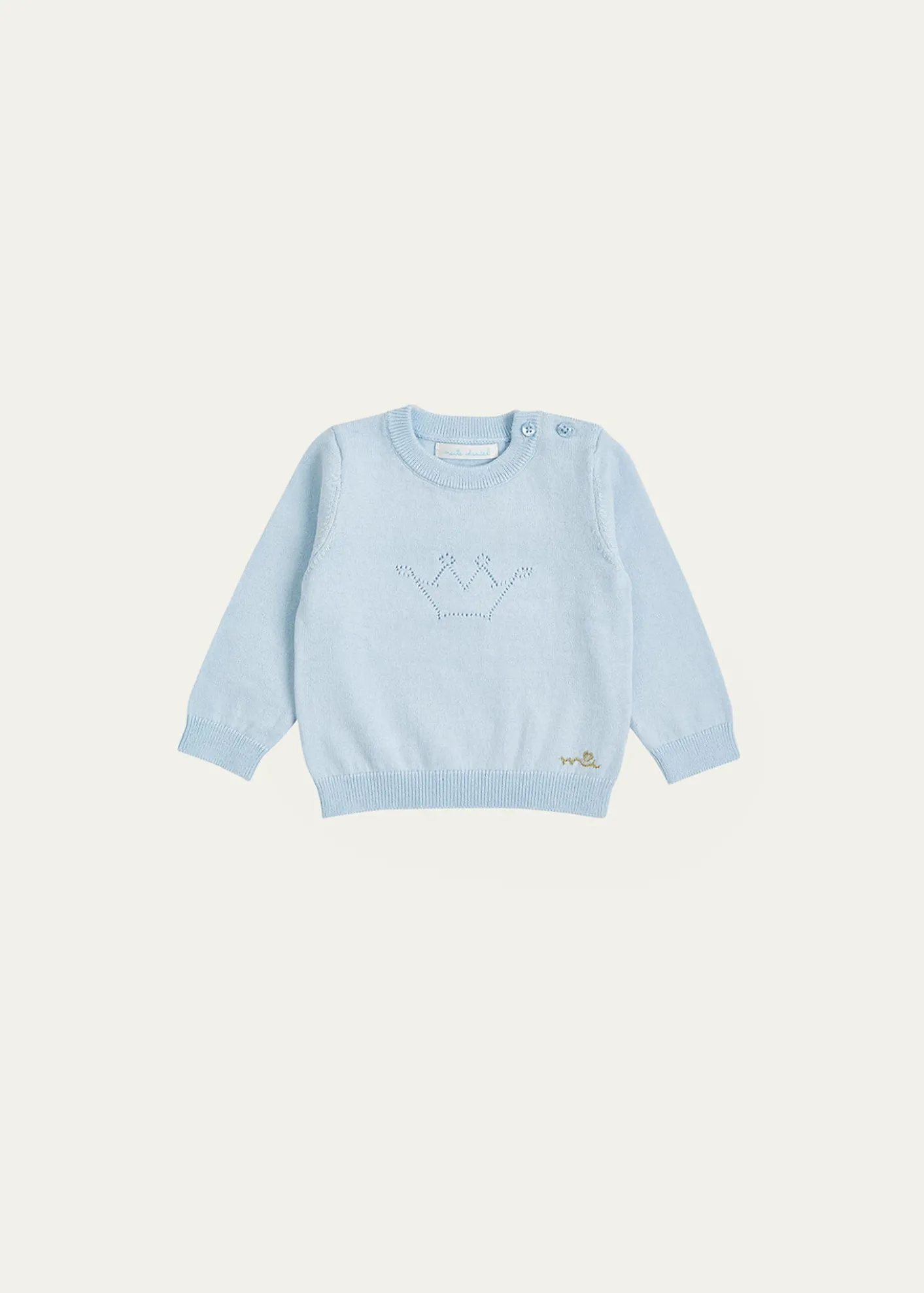 Marie ChantalGirl's Pointelle Crown Two-Piece Set, Size 3M-24M