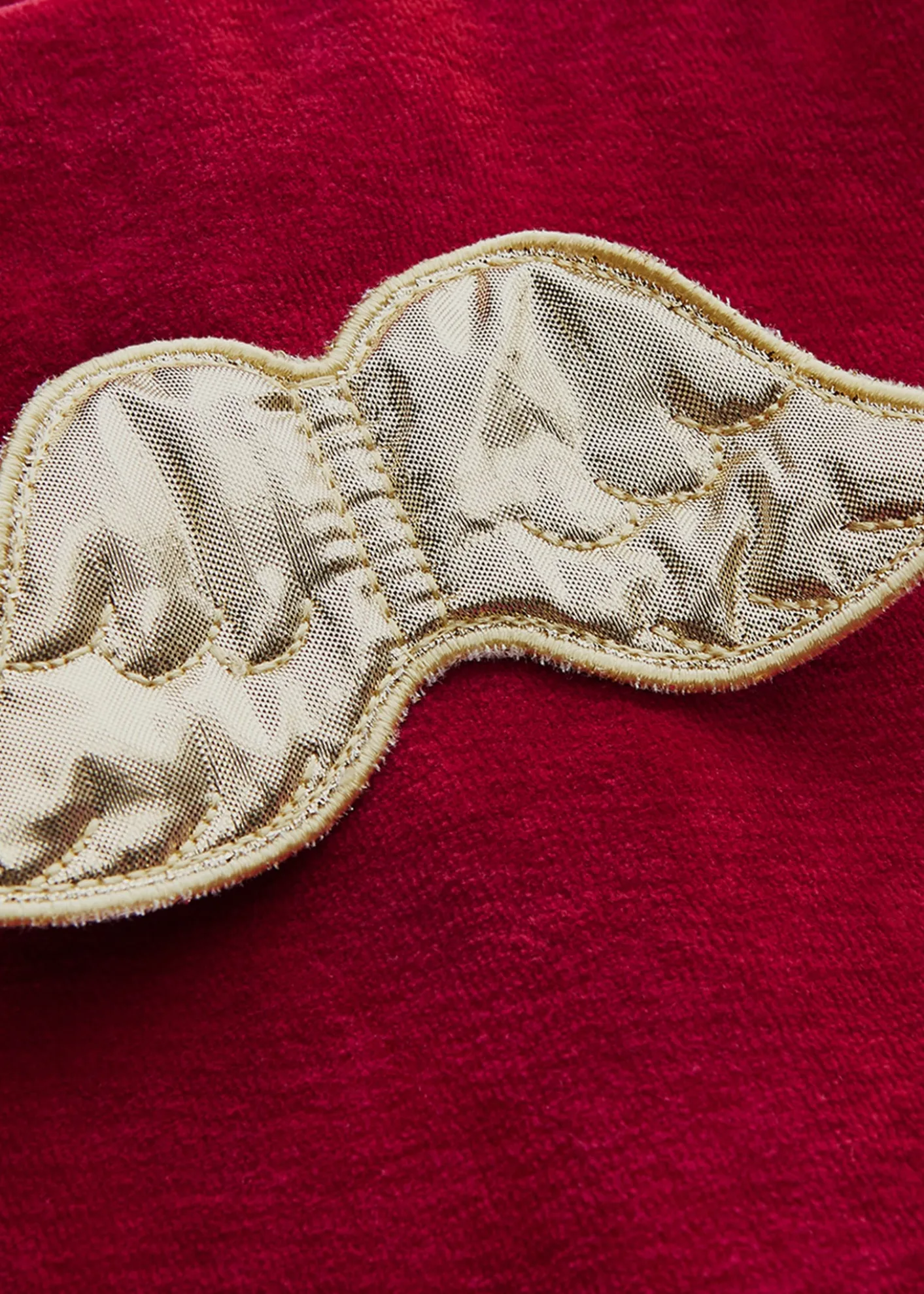 Marie ChantalGirl's Velour Golden Angel Wing Footie Pajamas, Size Newborn-18M