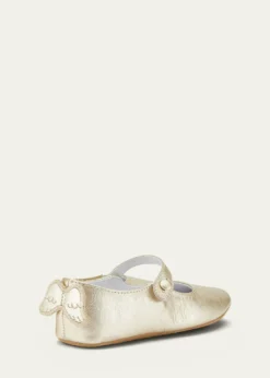 Marie ChantalGril's Olympia Angel Wing Metallic Leather Flats, Baby/Toddlers