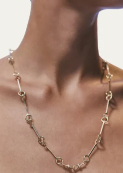 Marie Lichtenberg18k Yellow Gold Diamond Stick Chain Necklace