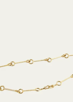 Marie Lichtenberg18k Yellow Gold Diamond Stick Chain Necklace