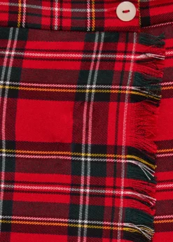 Mariella FerrariGirl's Cotton Plaid Kilt Mini Skirt, Size 4-12