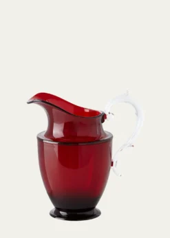 Mario Luca GiustiFederica Acrylic Pitcher, Red