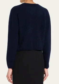 MarkarianRomy Floral Embellished Cashmere-Silk Sweater