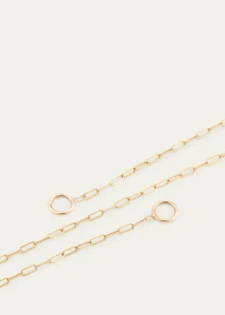 Marla Aaron14K Rose Gold Square Link Chain, 14