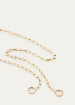Marla Aaron14K Rose Gold Square Link Chain, 14