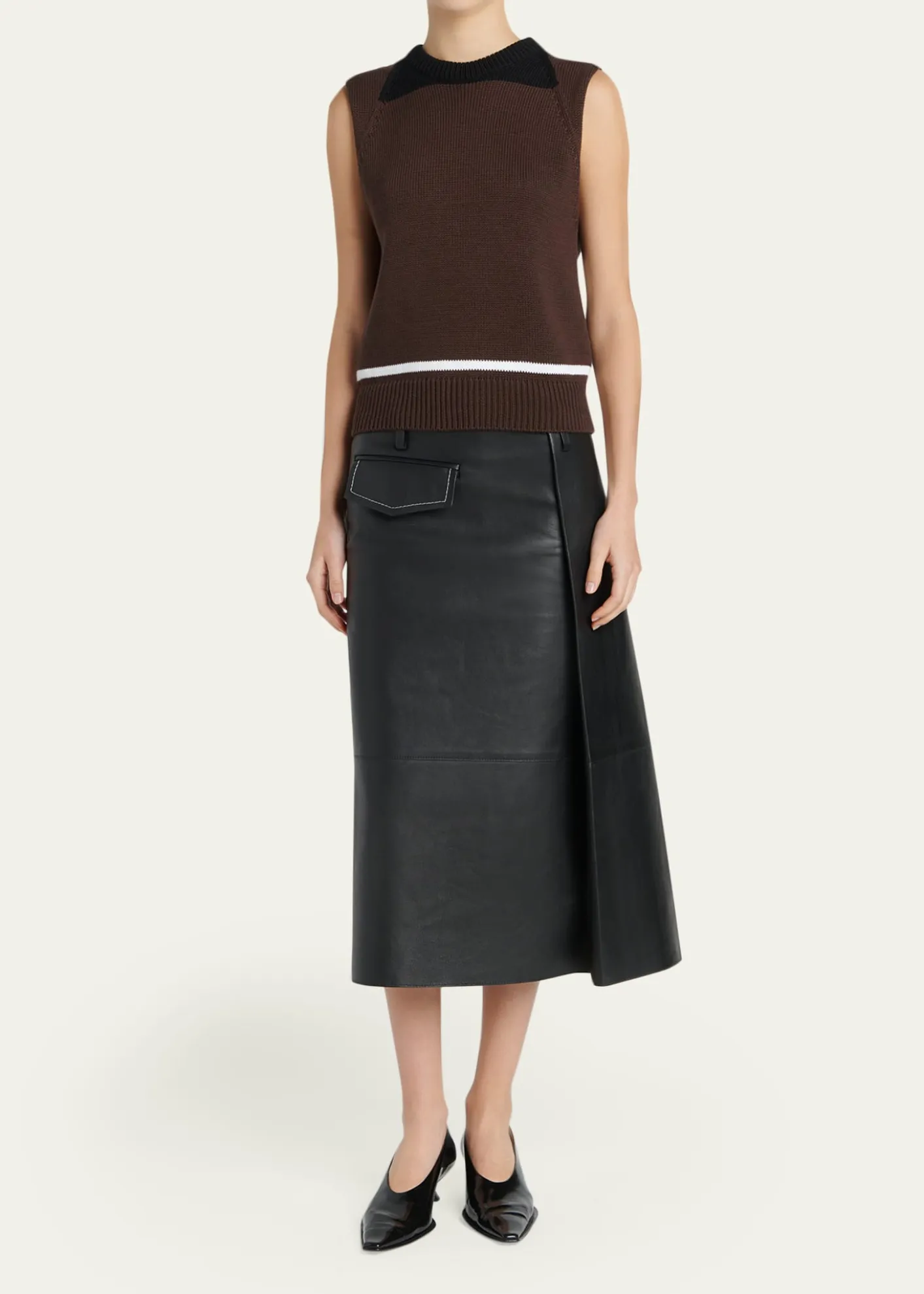 MarniCrewneck Sleeveless Sweater