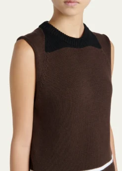 MarniCrewneck Sleeveless Sweater