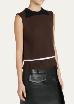 MarniCrewneck Sleeveless Sweater